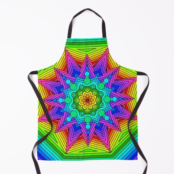 Item preview, Rainbow Mandala designed and sold by RayRayViolet.