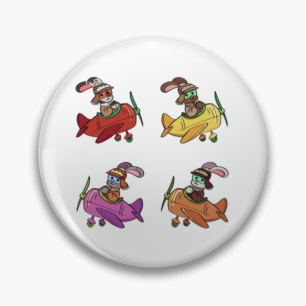 Item preview, Carrot Pilots - Funny Pilot Rabbits designed and sold by BumbleBites.