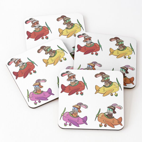 Item preview, Carrot Pilots - Funny Pilot Rabbits designed and sold by BumbleBites.