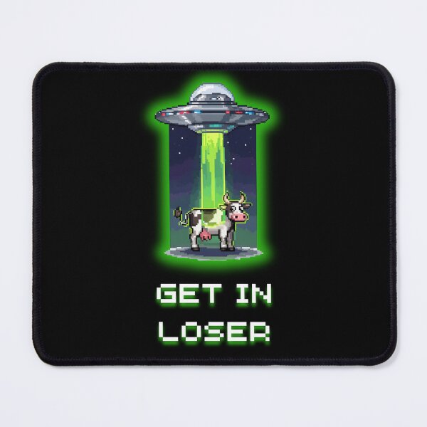 Item preview, Get In Loser - Funny UFO Abduction Pixel Art designed and sold by JonyDG.