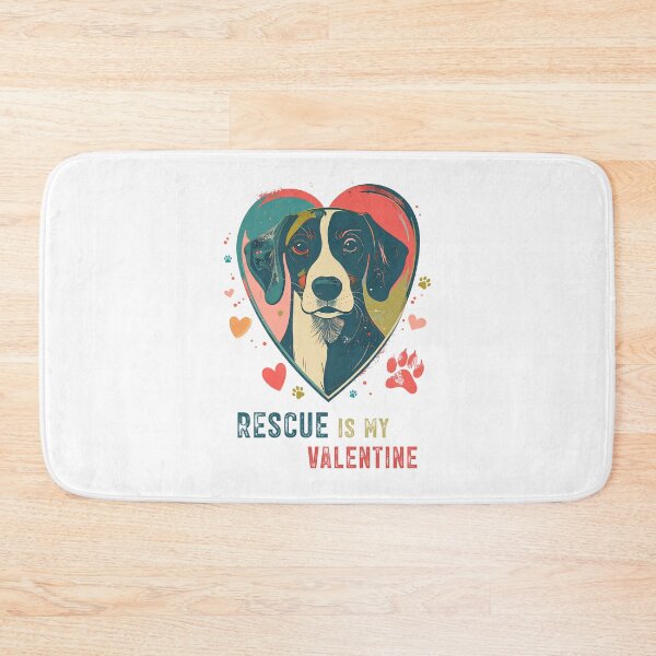 Item preview, Rescue Is My Valentine – Adoption and Shelter Love designed and sold by gstevensonart.