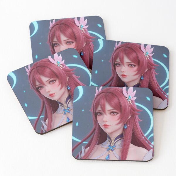 Item preview, Anime Style Red Headed Magical Woman Portrait designed and sold by Prestons Corner.