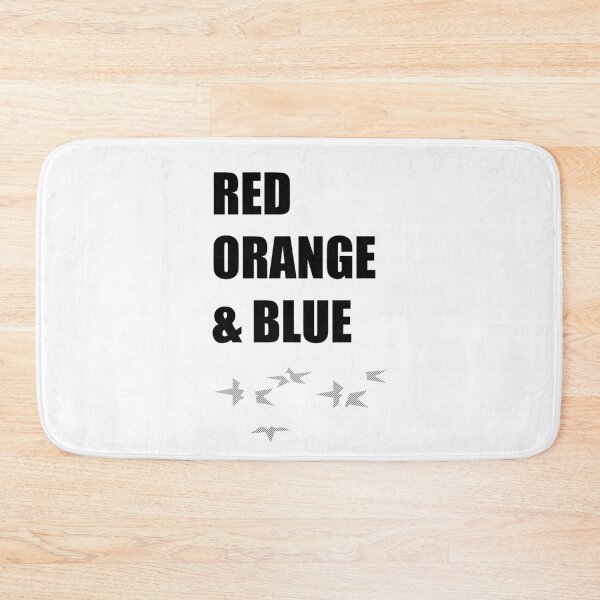 Item preview, RED, ORANGE & BLUE (Black) designed and sold by  Enjoy Artwork .