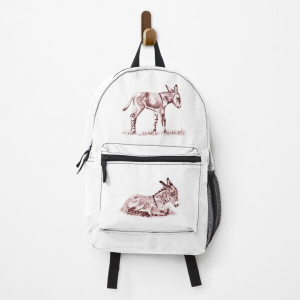 Item preview, Drawing of a reclining donkey foal - red-brown coloured version designed and sold by SylvieG18.
