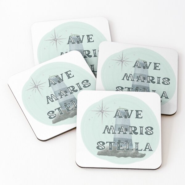Item preview, Ave Maris Stella Lighthouse Catholic Design designed and sold by Stella Maris Designs.