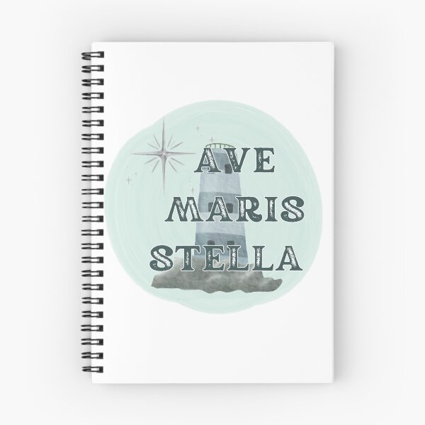 Item preview, Ave Maris Stella Lighthouse Catholic Design designed and sold by Stella Maris Designs.