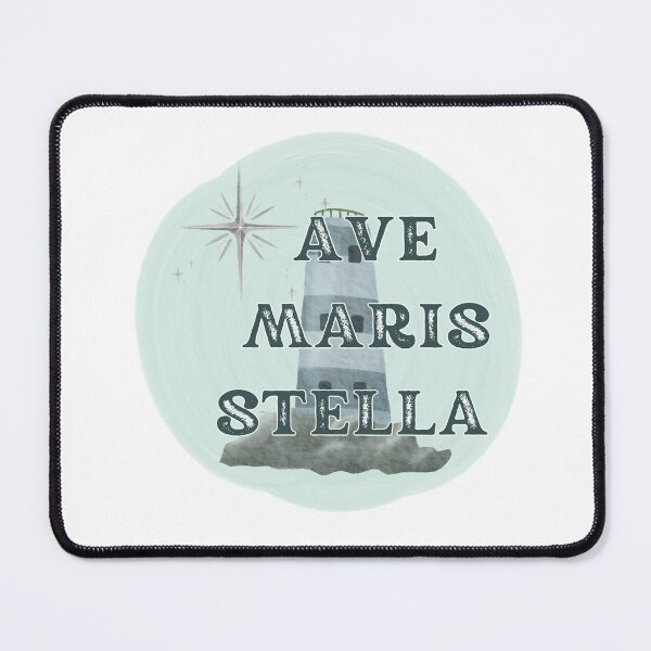 Item preview, Ave Maris Stella Lighthouse Catholic Design designed and sold by Stella Maris Designs.