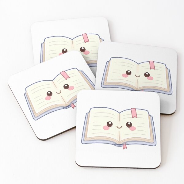 Item preview, Kawaii Open Book Character Cute Reading Sticker designed and sold by DesignEG.