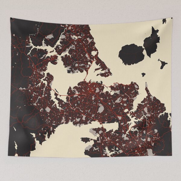 Item preview, Auckland City Map of North Island, New Zealand - Vector designed and sold by deMAP.