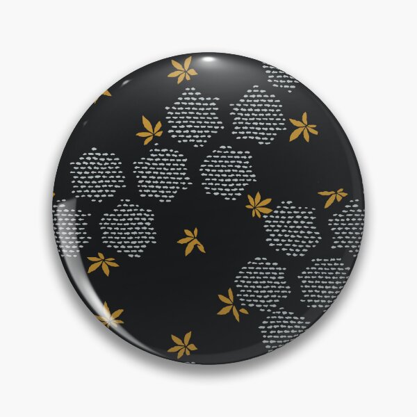 Item preview, Japanese Maple Leaves with Hexagon - seamless vintage pattern designed and sold by Japan Design Prints.