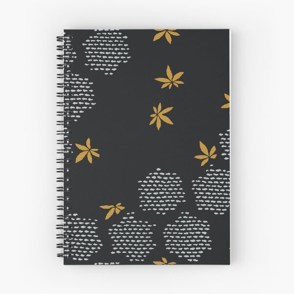 Item preview, Japanese Maple Leaves with Hexagon - seamless vintage pattern designed and sold by Japan Design Prints.