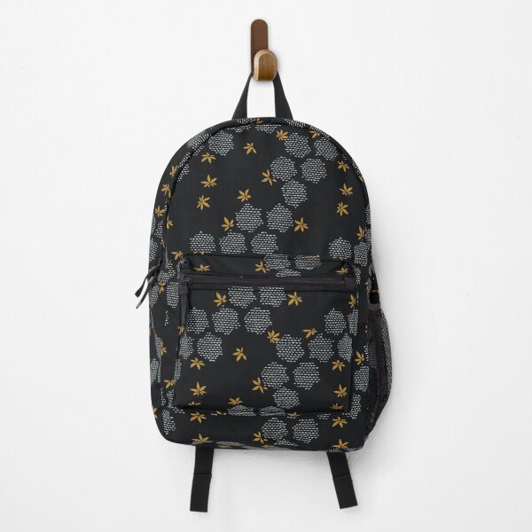 Item preview, Japanese Maple Leaves with Hexagon - seamless vintage pattern designed and sold by Japan Design Prints.