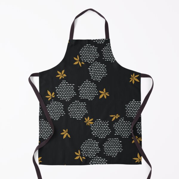 Item preview, Japanese Maple Leaves with Hexagon - seamless vintage pattern designed and sold by Japan Design Prints.