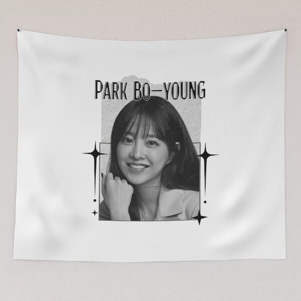 Item preview, Park Bo-young (박보영) Korean actress South Korean celebrity K-drama star Korean film Scrapbook Collage Cozy Y2K Vintage Design designed and sold by HELL0WBELLO.