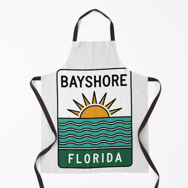 Item preview, Bayshore Florida - Beach Sign designed and sold by TheOldMittenIllustrated.