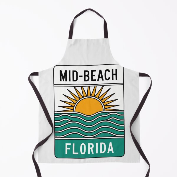 Item preview, Mid-Beach Florida - Beach Sign designed and sold by TheOldMittenIllustrated.