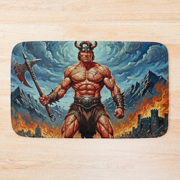 Item preview, Savage Conquest: Eternal Barbarian King Wall Art designed and sold by Art's Diner.