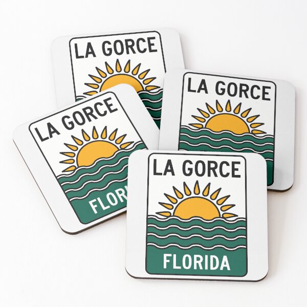 Item preview, La Gorce Florida - Beach Sign designed and sold by TheOldMittenIllustrated.
