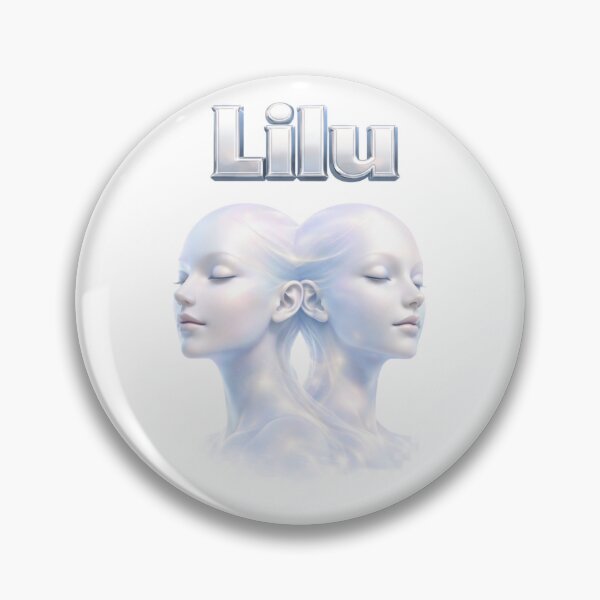 Item preview, Lilu Gemini Zodiac Name Twin Souls Design designed and sold by AlexLineArt.
