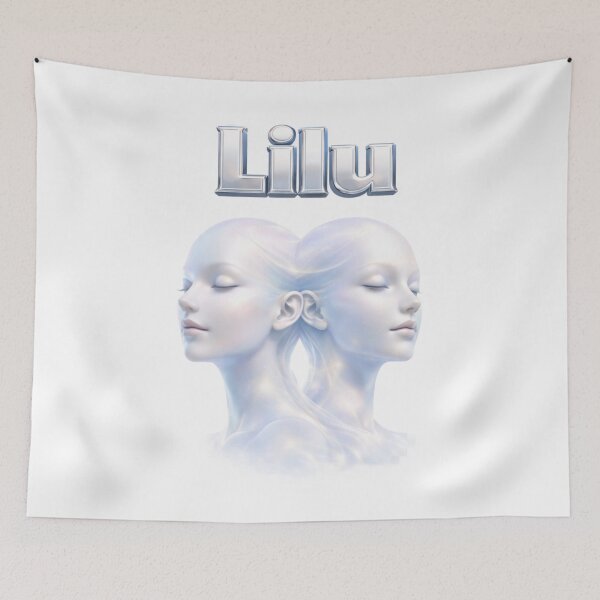 Item preview, Lilu Gemini Zodiac Name Twin Souls Design designed and sold by AlexLineArt.