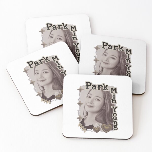 Item preview, Park Min-young (박민영) Korean actress South Korean celebrity K-drama star Korean film Scrapbook Collage Cozy Y2K Vintage Design designed and sold by HELL0WBELLO.