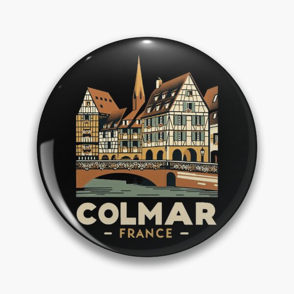 Item preview, Retro Vintage Colmar France Travel Poster - La Petite Venise Art designed and sold by Zoo-Moo.