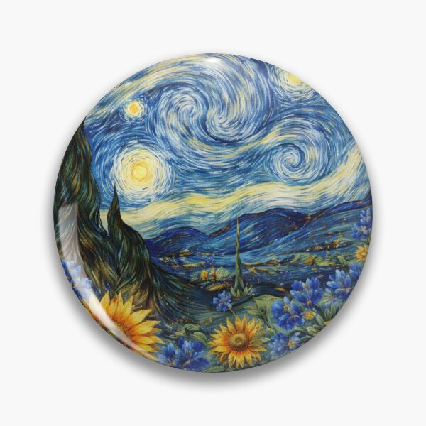 Item preview, “La Noche Estrellada en Flor – Tributo a Van Gogh” designed and sold by Maparu.