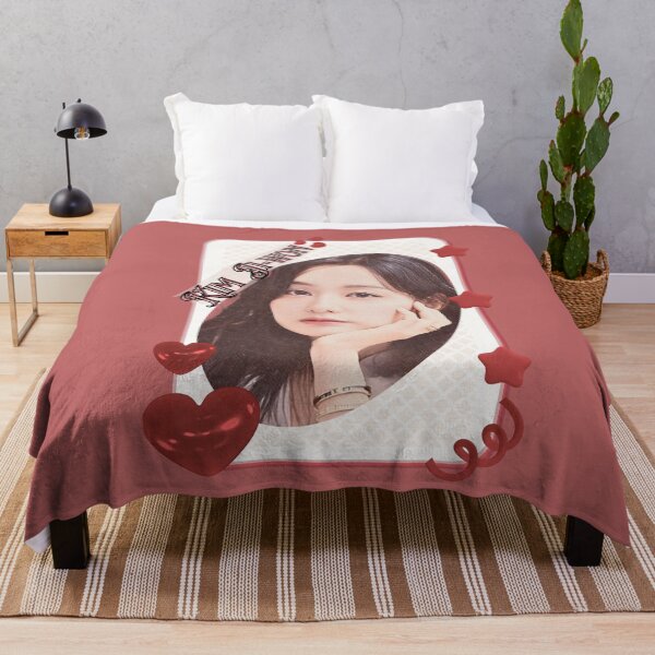Item preview, Kim Ji-won (김지원) Korean actress South Korean celebrity K-drama star Korean film  illustration Red Aesthetic Collage Design designed and sold by AJUNICE STUDIO.