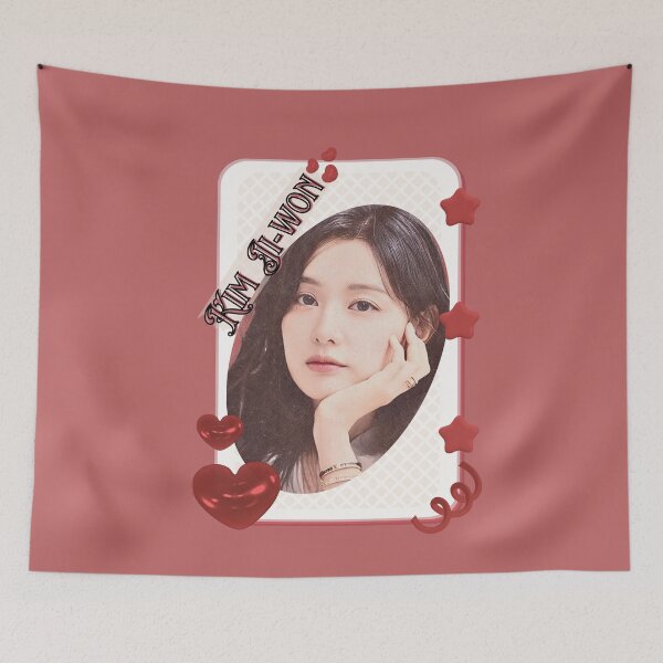 Item preview, Kim Ji-won (김지원) Korean actress South Korean celebrity K-drama star Korean film  illustration Red Aesthetic Collage Design designed and sold by AJUNICE STUDIO.