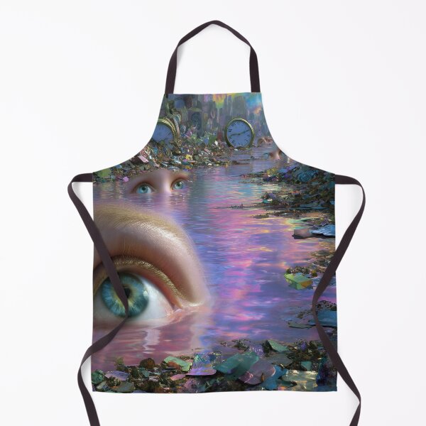 Item preview, Time River – Surreal Eyes and Clocks designed and sold by Mystikos Art.