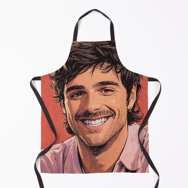 Item preview, Portrait of Jacob Elordi smiling (fan art) designed and sold by PopCultureAndStuff.
