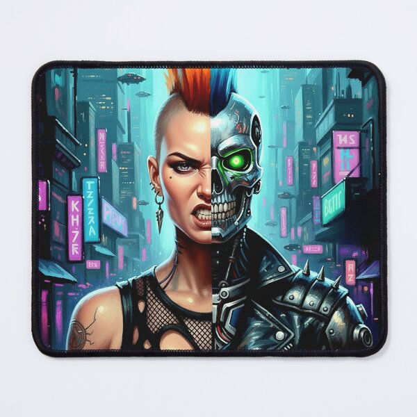 Item preview, Neon Rebellion: Anatomical Cyberpunk Punk Pinup Art designed and sold by Art's Diner.