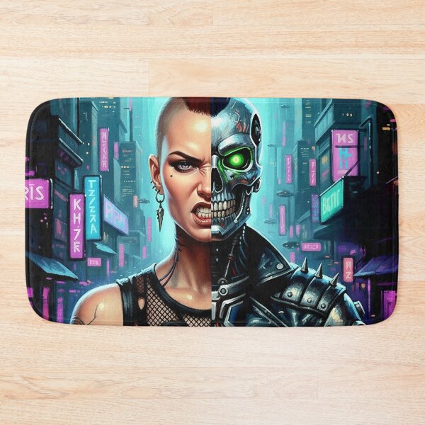 Item preview, Neon Rebellion: Anatomical Cyberpunk Punk Pinup Art designed and sold by Art's Diner.