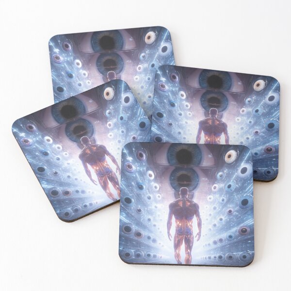 Item preview, Corridor of Eyes – Anatomical Figure in Surreal Surveillance Tunnel designed and sold by Mystikos Art.