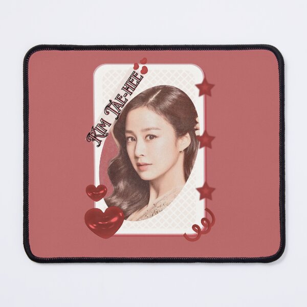 Item preview, Kim Tae-hee (김태희) Korean actress South Korean celebrity K-drama star Korean film illustration Red Aesthetic Collage Design designed and sold by AJUNICE STUDIO.