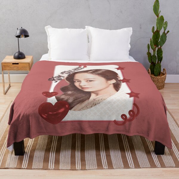 Item preview, Kim Tae-hee (김태희) Korean actress South Korean celebrity K-drama star Korean film illustration Red Aesthetic Collage Design designed and sold by AJUNICE STUDIO.