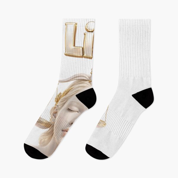 Item preview, Lilu Libra Zodiac Name Gold Balance Design designed and sold by AlexLineArt.