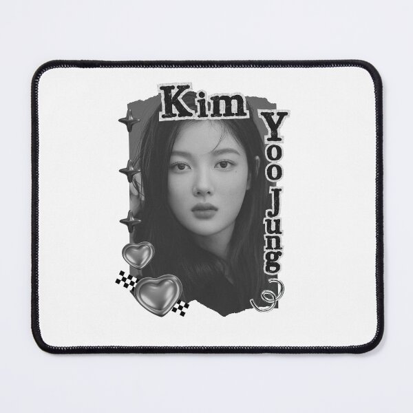 Item preview, Kim Yoo-jung (김유정) Korean actress South Korean celebrity K-drama star Korean film n Black and White Collage Digital Art Portrait designed and sold by AJUNICE STUDIO.