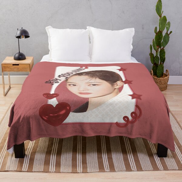 Item preview, Kim Yoo-jung (김유정) Korean actress South Korean celebrity K-drama star Korean film illustration Red Aesthetic Collage Design designed and sold by AJUNICE STUDIO.