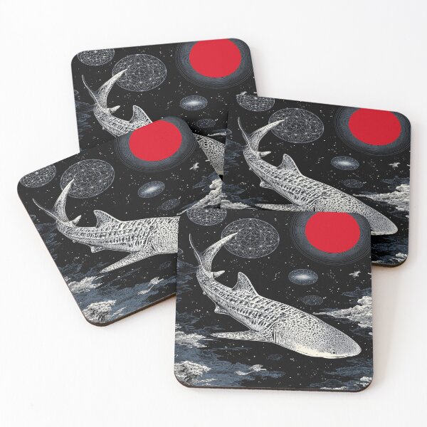 Item preview, Stellar Drift – Whale Shark in Cosmic Ocean designed and sold by Mystikos Art.