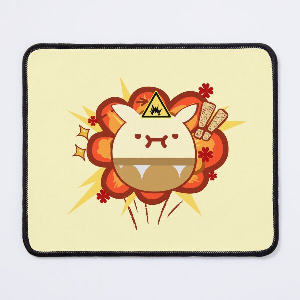 Item preview, Playful Pyro Mascot – Whimsical Explosion Art designed and sold by Nawoomie.