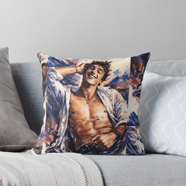 Item preview, Jacob Elordi posing with a smile (fan art) designed and sold by PopCultureAndStuff.