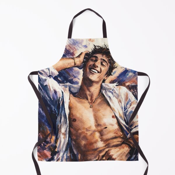 Item preview, Jacob Elordi posing with a smile (fan art) designed and sold by PopCultureAndStuff.