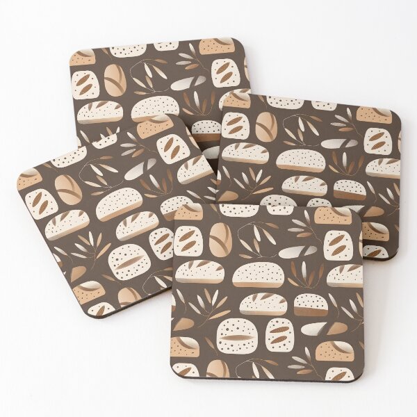 Item preview, Sourdough Bread Seamless Pattern designed and sold by palaco210.