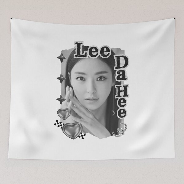 Item preview, Lee Da-hee (이다희) Korean actress South Korean celebrity K-drama star Korean film n Black and White Collage Digital Art Portrait designed and sold by AJUNICE STUDIO.