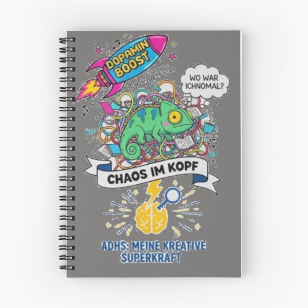 Item preview, ADHD superpower – creative chaos in the mind & dopamine boost designed and sold by Shift-Bloom.