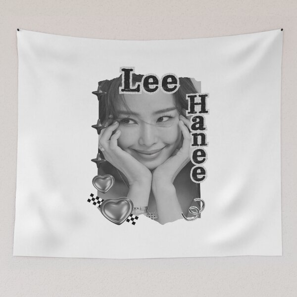Item preview, Lee Hanee (이하늬) Korean actress South Korean celebrity K-drama star Korean film n Black and White Collage Digital Art Portrait designed and sold by AJUNICE STUDIO.