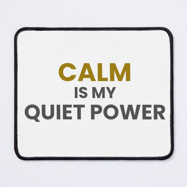 Item preview, Quiet Power Minimal Typography Quote designed and sold by GentleForce.
