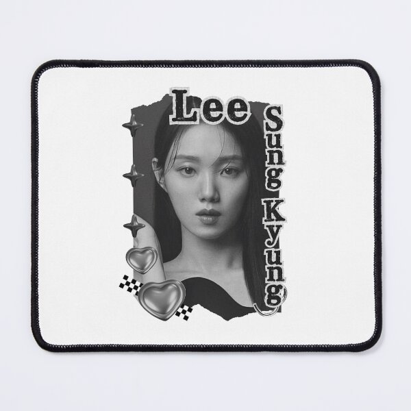 Item preview, Lee Sung-kyung (이성경) Korean actress South Korean celebrity K-drama star Korean film n Black and White Collage Digital Art Portrait designed and sold by AJUNICE STUDIO.
