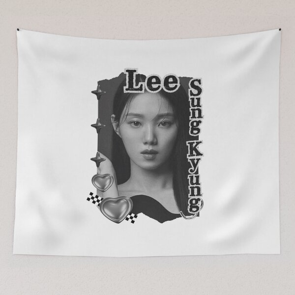 Item preview, Lee Sung-kyung (이성경) Korean actress South Korean celebrity K-drama star Korean film n Black and White Collage Digital Art Portrait designed and sold by AJUNICE STUDIO.